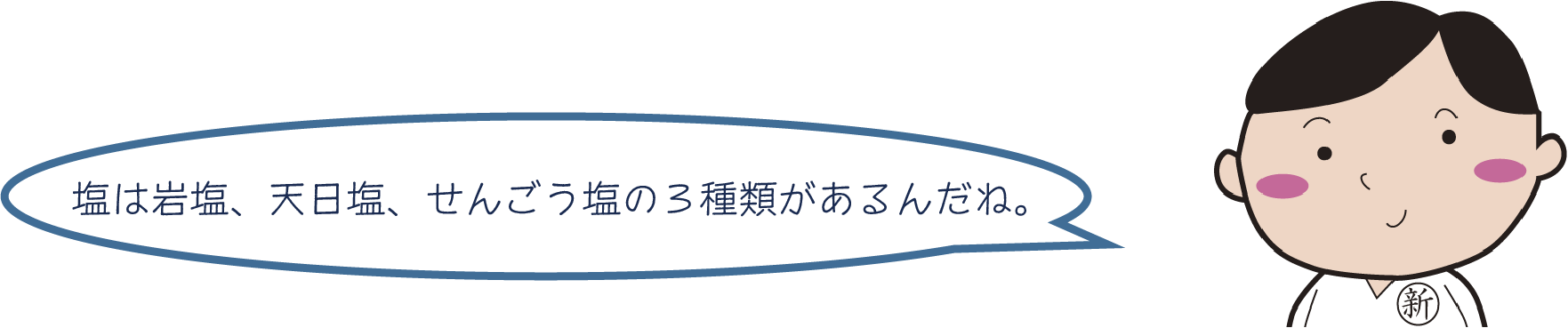 いろいろな塩吹出